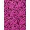 imageDokotoo Fall Sweaters Round Neck Crochet Hollow Out Cute Winter Pullover Sweaters for Women Trendy 2025Rose Red
