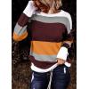 imageDokotoo Round Neck Striped Womens Fashion Clothes Cute Color Block Pullover Fall Sweaters for Women 2025 Women ClothingYellow