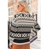 imageDokotoo Sweaters for Women Casual Loose Crewneck Long Sleeve Pullover Sweater Tops Boho TopsApricot