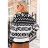 imageDokotoo Sweaters for Women Casual Loose Crewneck Long Sleeve Pullover Sweater Tops Boho TopsBlack