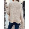 imageDokotoo Womens 2025 Fashion Casual Open Front Long Sleeve Chunky Knit Cardigans Sweaters Outerwear CoatsApricot