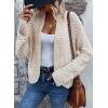 imageDokotoo Womens 2025 Fashion Casual Open Front Long Sleeve Chunky Knit Cardigans Sweaters Outerwear CoatsApricot