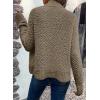 imageDokotoo Womens 2025 Fashion Casual Open Front Long Sleeve Chunky Knit Cardigans Sweaters Outerwear CoatsApricot Khaki