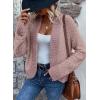 imageDokotoo Womens 2025 Fashion Casual Open Front Long Sleeve Chunky Knit Cardigans Sweaters Outerwear CoatsApricot Powder