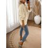 imageDokotoo Womens 2025 Fashion Casual Open Front Long Sleeve Chunky Knit Cardigans Sweaters Outerwear CoatsBeige