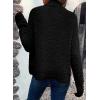 imageDokotoo Womens 2025 Fashion Casual Open Front Long Sleeve Chunky Knit Cardigans Sweaters Outerwear CoatsBlack