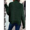 imageDokotoo Womens 2025 Fashion Casual Open Front Long Sleeve Chunky Knit Cardigans Sweaters Outerwear CoatsBlackish Green