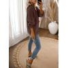 imageDokotoo Womens 2025 Fashion Casual Open Front Long Sleeve Chunky Knit Cardigans Sweaters Outerwear CoatsCoffee
