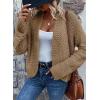 imageDokotoo Womens 2025 Fashion Casual Open Front Long Sleeve Chunky Knit Cardigans Sweaters Outerwear CoatsFlaxen
