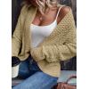 imageDokotoo Womens 2025 Fashion Casual Open Front Long Sleeve Chunky Knit Cardigans Sweaters Outerwear CoatsKhaki