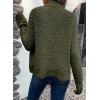 imageDokotoo Womens 2025 Fashion Casual Open Front Long Sleeve Chunky Knit Cardigans Sweaters Outerwear CoatsMoss Green