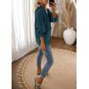 imageDokotoo Womens 2025 Fashion Casual Open Front Long Sleeve Chunky Knit Cardigans Sweaters Outerwear CoatsReal Teal