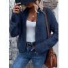 imageDokotoo Womens 2025 Fashion Casual Open Front Long Sleeve Chunky Knit Cardigans Sweaters Outerwear CoatsSail