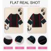imageDokotoo Womens 2025 Summer Tops Casual Color Block Striped Lightweight Knit Trendy Boho Clothes Pullover SweatersH Black