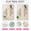 imageDokotoo Womens 2025 Summer Tops Casual Color Block Striped Lightweight Knit Trendy Boho Clothes Pullover SweatersH White