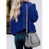 imageDokotoo Womens 2025 Winter Fall Solid Turtleneck High Neck Balloon Long Sleeve Sweaters Pullover OuterwearA Blue