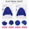 imageDokotoo Womens 2025 Winter Fall Solid Turtleneck High Neck Balloon Long Sleeve Sweaters Pullover OuterwearA Blue