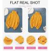 imageDokotoo Womens 2025 Winter Fall Solid Turtleneck High Neck Balloon Long Sleeve Sweaters Pullover OuterwearA Yellow