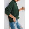 imageDokotoo Womens 2025 Winter Fall Solid Turtleneck High Neck Balloon Long Sleeve Sweaters Pullover OuterwearB Green