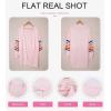 imageDokotoo Womens Long Open Front Cardigans Striped Color Block Loose Knit Sweaters Outwear CoatA Pink