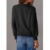 imageDokotoo Womens Quarter Zip Pullover Turtleneck Sweater Long Sleeve Fall Outfits Ribbed Knit Winter SweatersBlack