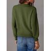 imageDokotoo Womens Quarter Zip Pullover Turtleneck Sweater Long Sleeve Fall Outfits Ribbed Knit Winter SweatersMoss Green