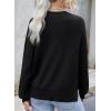 imageDokotoo Womens Sweaters Colorblock Crewneck Cotton Long Sleeve Fall Winter Knit Pullover Jumper TopsZ Black 1