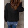 imageDokotoo Womens Sweaters Long Sleeve 14 Zip Pullover Polo V Neck Dressy Casual TopsA3 Black