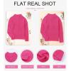 imageDokotoo Womens Sweaters Long Sleeve 14 Zip Pullover Polo V Neck Dressy Casual TopsB1 Rose