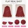 imageDokotoo Womens Turtle Neck Sweater Fashion 2025 Loose Casual Cozy Chunky Pullover TopsA Red