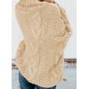 imageDokotoo Womens Turtle Neck Sweater Fashion 2025 Loose Casual Cozy Chunky Pullover TopsA White