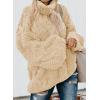 imageDokotoo Womens Turtle Neck Sweater Fashion 2025 Loose Casual Cozy Chunky Pullover TopsA White