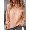 imageDokotoo Womens Turtleneck Oversized Sweaters Long Sleeve Pullover Knit Mock Neck TopsA Apricot Pink