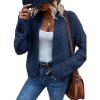 imageDokotoo Womens 2025 Fashion Casual Open Front Long Sleeve Chunky Knit Cardigans Sweaters Outerwear CoatsSail