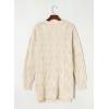 imageDokotoo Long Cardigans for Women Open Front 2025 Long Sleeves Lightweight Fall Sweaters with PocketsBeige