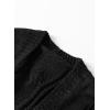 imageDokotoo Long Cardigans for Women Open Front 2025 Long Sleeves Lightweight Fall Sweaters with PocketsBlack
