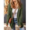 imageDokotoo Long Cardigans for Women Open Front 2025 Long Sleeves Lightweight Fall Sweaters with PocketsGreen