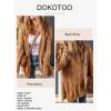 imageDokotoo Long Cardigans for Women Open Front 2025 Long Sleeves Lightweight Fall Sweaters with PocketsKhaki 1