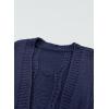 imageDokotoo Long Cardigans for Women Open Front 2025 Long Sleeves Lightweight Fall Sweaters with PocketsNavy