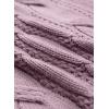 imageDokotoo Long Cardigans for Women Open Front 2025 Long Sleeves Lightweight Fall Sweaters with PocketsPurple