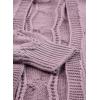 imageDokotoo Long Cardigans for Women Open Front 2025 Long Sleeves Lightweight Fall Sweaters with PocketsPurple