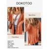 imageDokotoo Long Cardigans for Women Open Front 2025 Long Sleeves Lightweight Fall Sweaters with PocketsRed