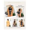 imageDokotoo Long Cardigans for Women Open Front 2025 Long Sleeves Lightweight Fall Sweaters with PocketsRed