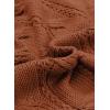 imageDokotoo Long Cardigans for Women Open Front 2025 Long Sleeves Lightweight Fall Sweaters with PocketsRust