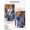 imageDokotoo Long Cardigans for Women Open Front 2025 Long Sleeves Lightweight Fall Sweaters with PocketsSky Blue