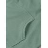 imageDokotoo Oversized Hoodies for Women Casual Long Sleeve Waffle Knit Drawstring Side Slit Pullover Sweatshirts with PocketLight Green