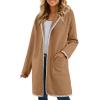 imageDokotoo Womens Casual Long Cardigan Sweaters 2024 Winter Coats Fall Jacket Knit Coatigan Outwear with PocketsCamel