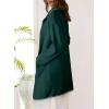 imageDokotoo Womens Casual Long Cardigan Sweaters 2024 Winter Coats Fall Jacket Knit Coatigan Outwear with PocketsDark Green