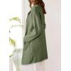 imageDokotoo Womens Casual Long Cardigan Sweaters 2024 Winter Coats Fall Jacket Knit Coatigan Outwear with PocketsVineyard Green
