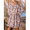 imageDokotoo Womens Fall Dress 2025 Long Sleeve Babydoll Mini Dress Floral Flowy Boho DressesBlack